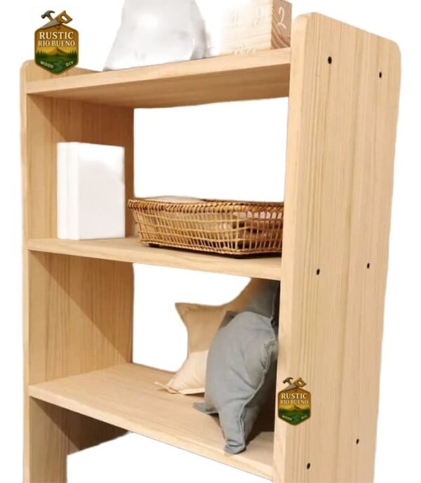 Estantería Montessori De Madera Rustica Especial Niños