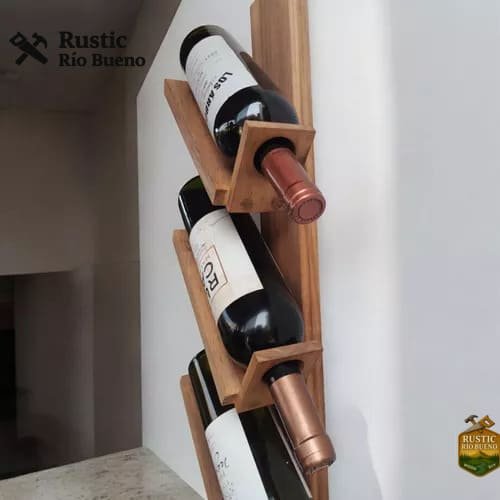 Vinoteca Vt4/ Diseño Exclusivo De Madera Rustico