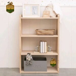 Estantería Montessori De Madera Rustica Especial Niños