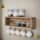 Repisa Organizador  De Cocina Tazas De Madera Rustico