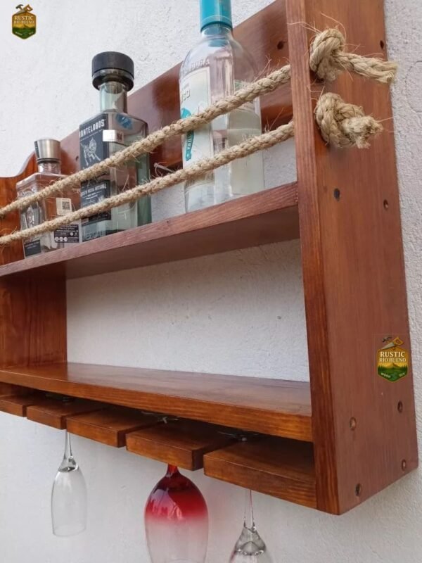 CAVA ESTILO BAR PORTA VINOS DE MADERA