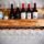 Porta Botella De Vino Y Copa De Madera Decoración Rustica