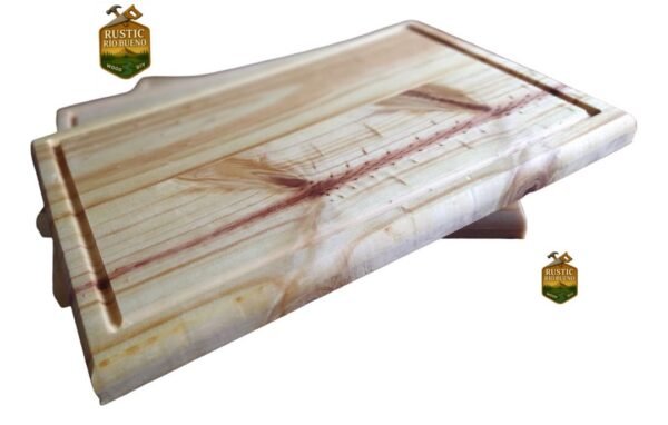 6 Platos Madera Para Asado 20x30, Curados Listos Para Usar