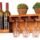 Porta Bar  Madera Cantinera Porta Botellas Y Copas Madera