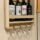 Porta Botellas Y Copas  Decoración De Madera Rustico
