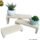 pack 3 exhibidor  de madera elevador de decoración