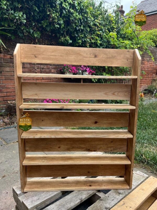 Estantería Para El Hogar De Madera Rustico