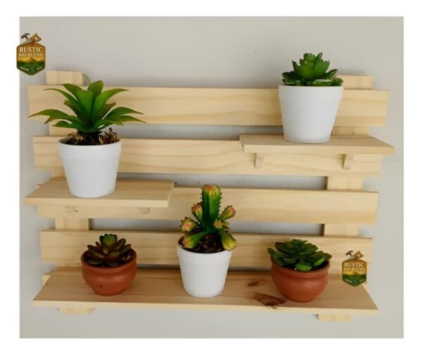 estante de repisa para plantas y suculentas