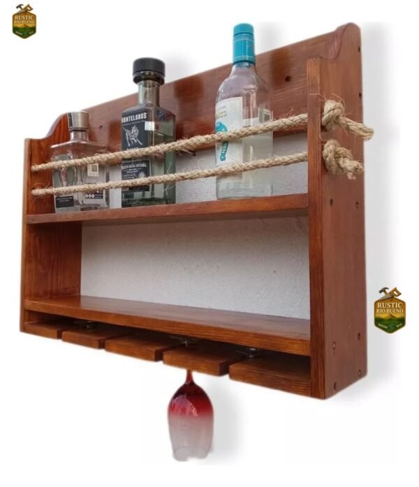 CAVA ESTILO BAR PORTA VINOS DE MADERA