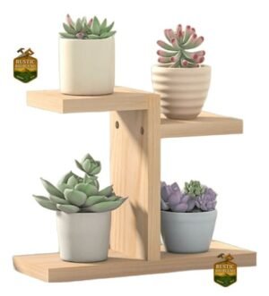 Soporte De Plantas De Decoración Madera Rustica