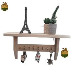 Porta Llaves De  Decoración Rustico De Madera
