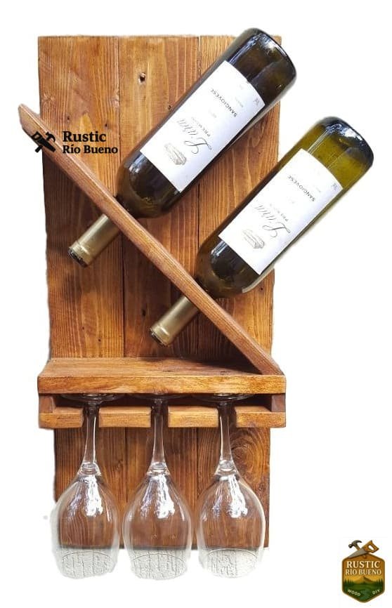 Cava De Vino Madera Bar Portavasos Pequeño