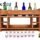 Bodega Vino Cava 6 Vinos 8 Copa Colgar Copero Rustico Madera