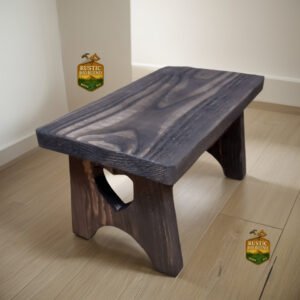 Silla Taburete Banco De Madera Rustico Elegante