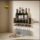 Porta Vinos Vinatera Cantinera Cantina Madera Nogal Copas