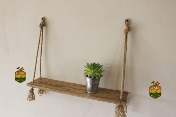 Estante De Repisa De Madera Rustico De Decoración