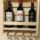 Porta Botellas Y Copas  Decoración De Madera Rustico