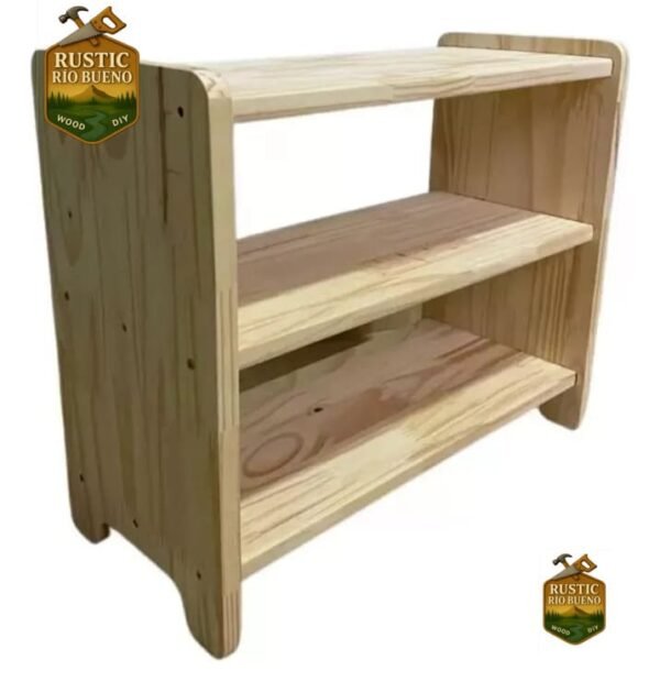 estantes para niño de madera rustico
