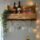 Cantinera Mini Bar Repisa Vinos Pared Madera Rustico