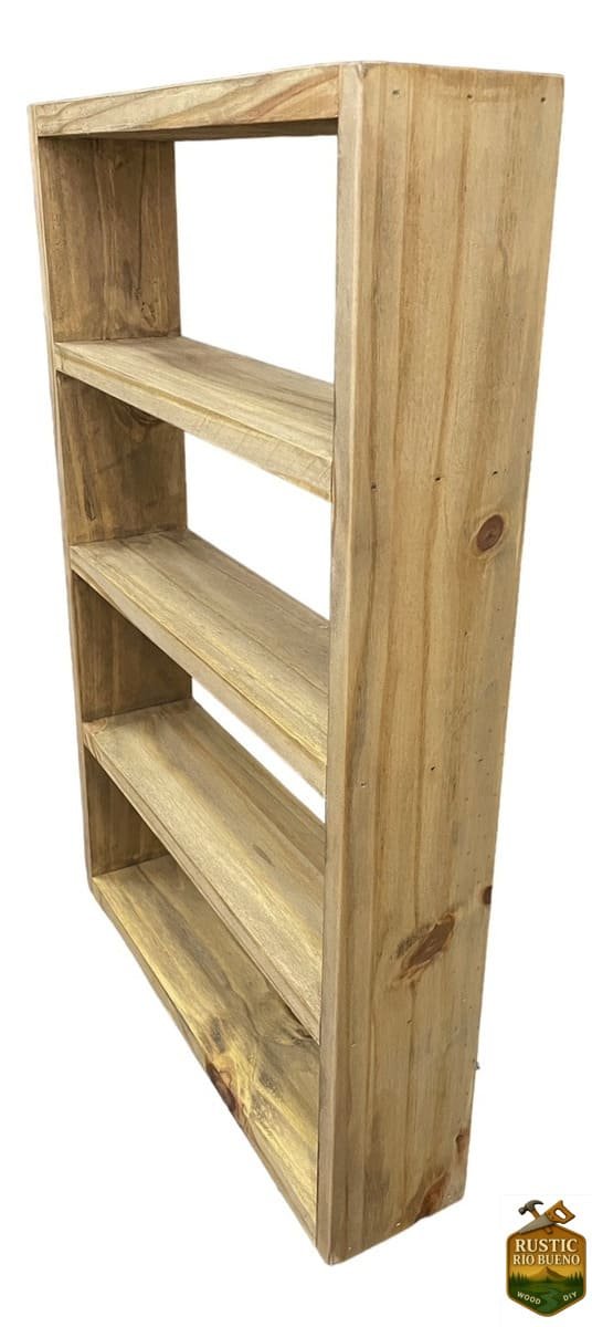 Estante Organizador De Madera Rustico