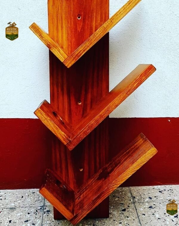 Vinoteca Pared Diseño Artesanal Madera Rustica