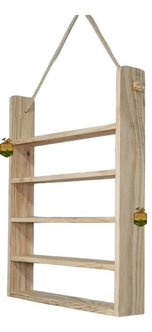 Estante Soporte Repisa Organizador Moderna De Pared En Pino