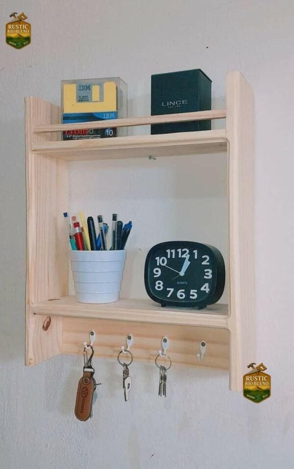 Porta Llaves Para Pared Y Decoración Rustico