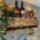 Cantinera Mini Bar Repisa Vinos Pared Madera Rustico