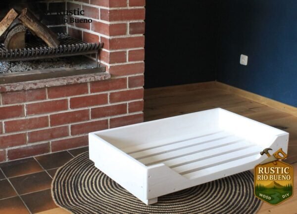 Cama Para Perros Rustico De Madera