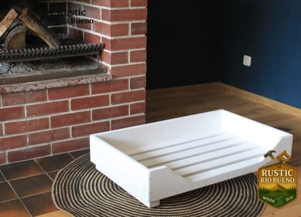 Cama Para Perros Rustico De Madera