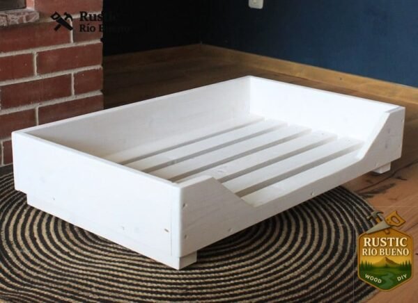 Cama Para Perros Rustico De Madera