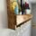 CAVA DE MADERA PARA PARED RUSTICA PAR VINOS