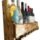 CAVA DE MADERA PARA PARED RUSTICA PAR VINOS