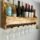 CAVA DE MADERA PARA PARED RUSTICA PAR VINOS