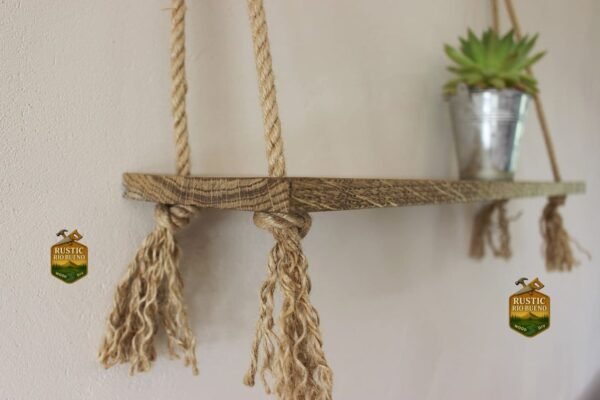 Estante De Repisa De Madera Rustico De Decoración