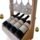 Mini  Bar Para Vinos  Y Copa Rustico De Madera