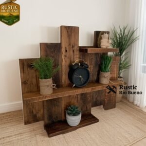 Estante Repisa Flotante De Pared Madera Rústica
