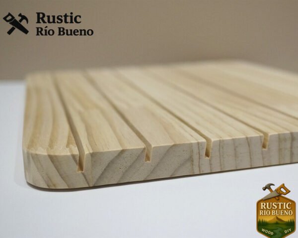 Exhibidor De Tarjetas O Pendiente Rustico De Madera De Tarjetas O Pendiente Rustico De Madera