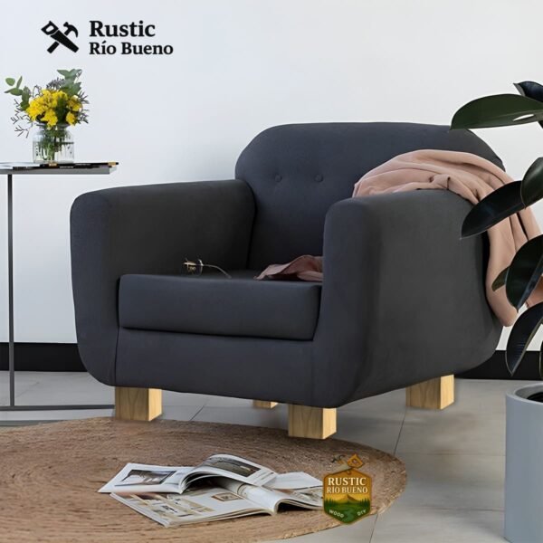 Kit 4 Patas Madera Sillon 4x4 Para Mueble Seleccion 6,5