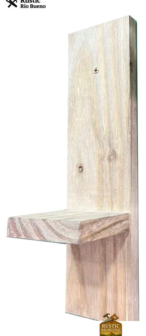 Combo X3 Portamaceta Colgante Flotante Madera Maciza Decoración