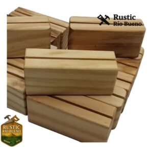 Porta menú para tarjetas  de madera