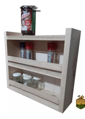 Especiero condimentero de madera