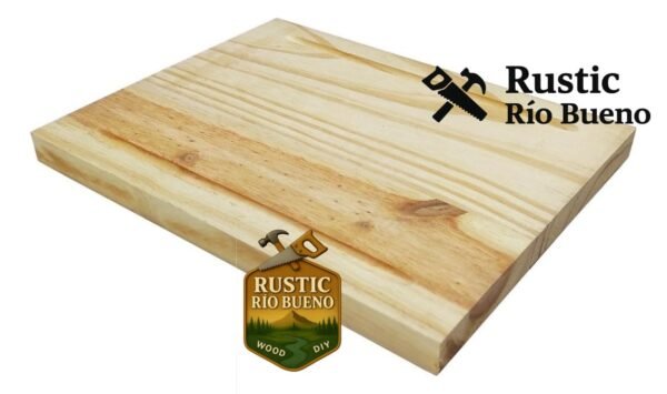 Set Plato Tabla Asado Madera Accesorio Parrilla Set X4