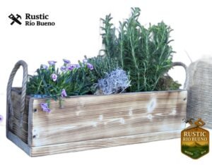 Caja para Flores  De Madera Rustica Para Tus Plantas
