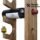 Porta botella para vino rustico de madera