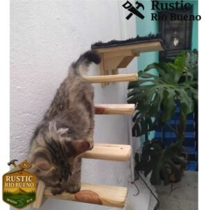 Estante De Pared Para Gatos Montado En Pared Escalera