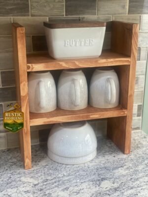 Estantes De  Tazas - Repisa Para Organizar Tazas De Madera