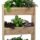 Estante  O Soporte Para Plantas   De Madera Rustico
