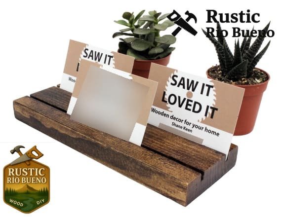 Exhibición Para Aretes Con Ranuras De Madera