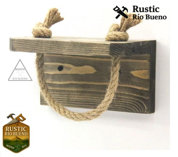 Porta Confort Rustico De Madera ,organizador Confort Papel